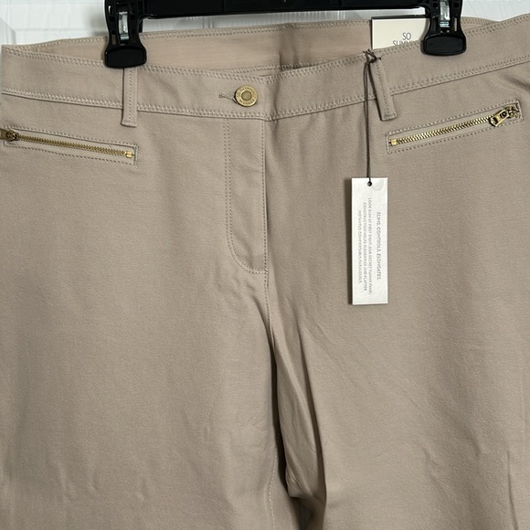 Chico’s So Slimming Ankle Jeans in “New Khaki”, Size 16 (Chico’s 3) - Picture 2 of 8